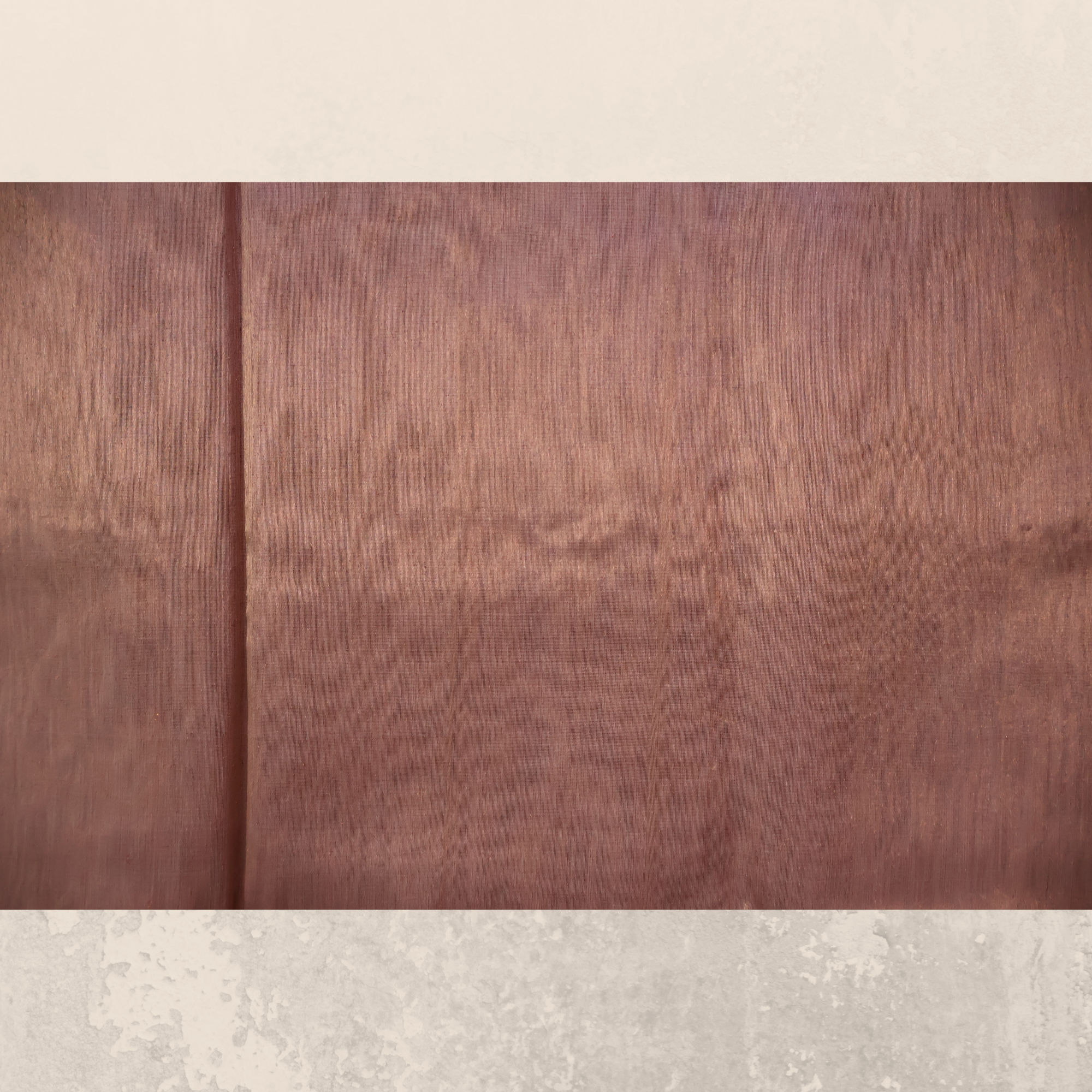 Pastel Gold Tissue Saree in Maheshwari Weave | Lightweight Handloom Elegance