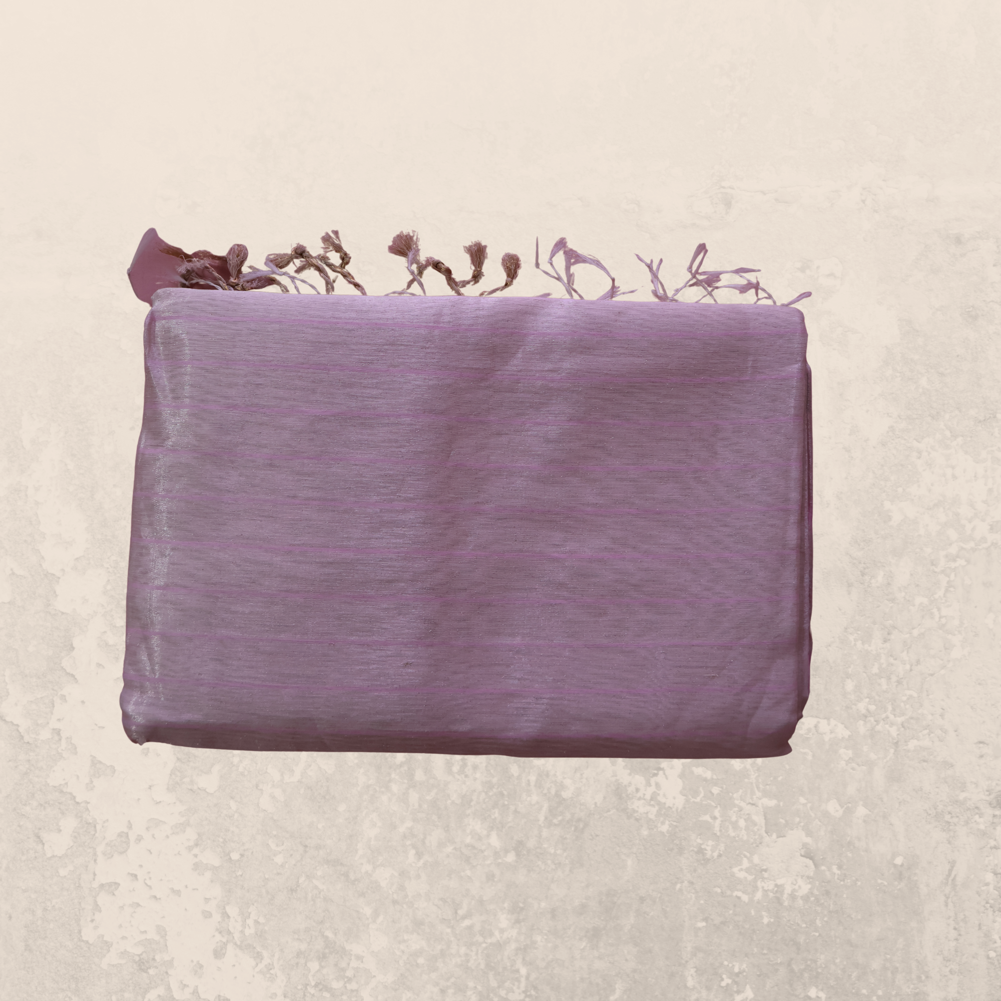 Pastel Pink Tissue Maheshwari Saree with Subtle Zari Border | Lightweight Handwoven Elegance